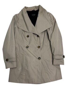 MACKAGE Luxury Designer Business Casual Trench Coat Jacket Womens Large